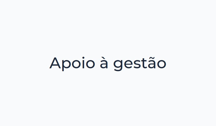Apoio à gestão