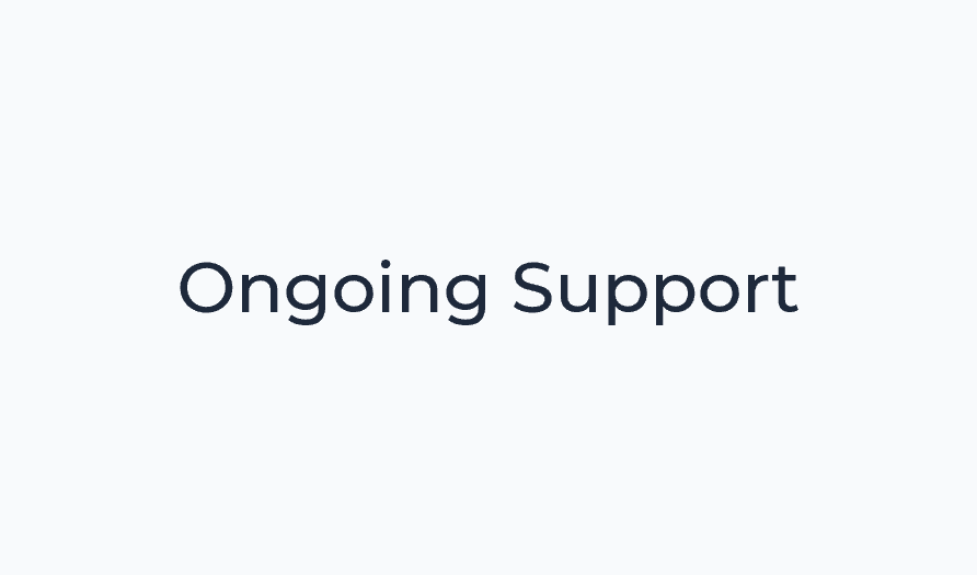 Prof-ind-ongoing support